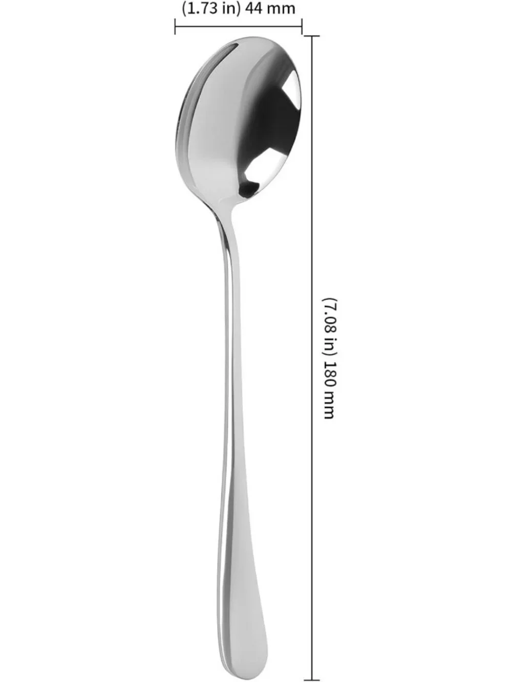 30 Pack Stainless Steel Soup Spoons - 7